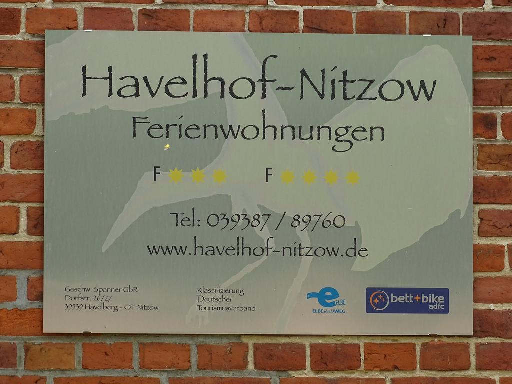 Apartamento Havelhof-Nitzow Exterior foto